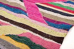 Alfombra Marroquí Bereber Boucherouite 135 x 260 cm