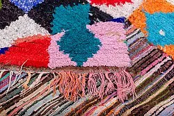 Alfombra Marroquí Bereber Boucherouite 200 x 140 cm