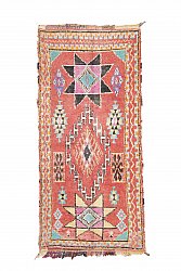 Alfombra Marroquí Berber Boucherouite 275 x 130 cm