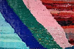 Alfombra Marroquí Bereber Boucherouite 135 x 275 cm