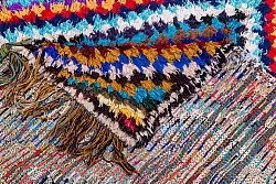 Alfombra Marroquí Bereber Boucherouite 210 x 140 cm