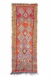 Alfombra Marroquí Bereber Boucherouite 285 x 100 cm