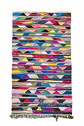 Alfombra Marroquí Bereber Boucherouite 130 x 225 cm