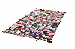 Alfombra Marroquí Bereber Boucherouite 130 x 225 cm