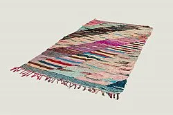 Alfombra Marroquí Bereber Boucherouite 135 x 245 cm