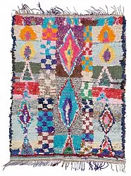 Alfombra Marroquí Bereber Boucherouite 195 x 150 cm
