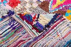 Alfombra Marroquí Bereber Boucherouite 195 x 150 cm