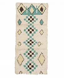 Alfombra Marroquí Bereber Boucherouite 175 x 85 cm