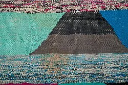 Alfombra Marroquí Bereber Boucherouite 145 x 250 cm