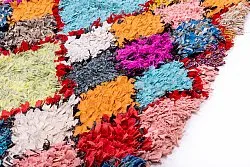 Alfombra Marroquí Bereber Boucherouite 215 x 110 cm