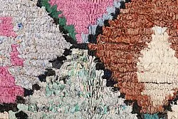 Alfombra Marroquí Bereber Boucherouite 195 x 165 cm