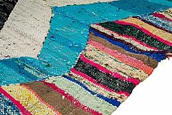 Alfombra Marroquí Bereber Boucherouite 140 x 255 cm