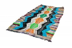 Alfombra Marroquí Bereber Boucherouite 135 x 145 cm