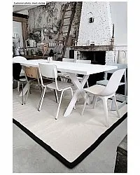Alfombra de sisal - Agave (negro/offwhite)