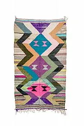 Alfombra Marroquí Bereber Boucherouite 145 x 260 cm