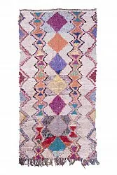 Alfombra Marroquí Bereber Boucherouite 265 x 135 cm