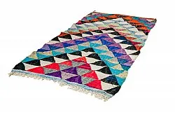 Alfombra Marroquí Bereber Boucherouite 130 x 250 cm