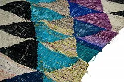 Alfombra Marroquí Bereber Boucherouite 130 x 250 cm