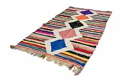 Alfombra Marroquí Bereber Boucherouite 135 x 270 cm
