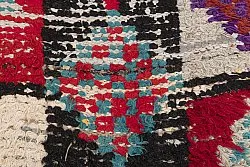 Alfombra Marroquí Bereber Boucherouite 200 x 85 cm
