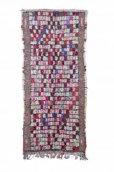 Alfombra Marroquí Bereber Boucherouite 285 x 125 cm