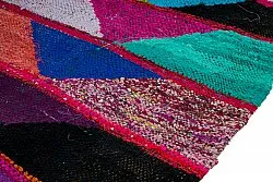 Alfombra Marroquí Bereber Boucherouite 125 x 260 cm