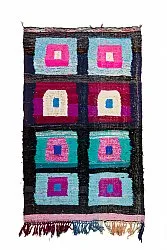 Alfombra Marroquí Bereber Boucherouite 140 x 225 cm