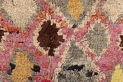 Alfombra Marroquí Bereber Boucherouite 255 x 100 cm