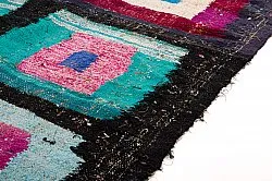 Alfombra Marroquí Bereber Boucherouite 140 x 225 cm