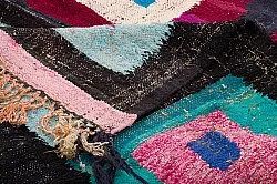 Alfombra Marroquí Bereber Boucherouite 140 x 225 cm