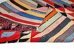 Alfombra Marroquí Bereber Boucherouite 145 x 250 cm
