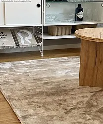 Alfombra de Viscosa - Jodhpur Special Luxury Edition (gris claro/beige)