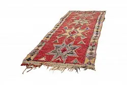 Alfombra Marroquí Bereber Boucherouite 300 x 120 cm