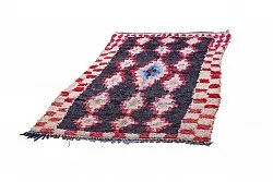 Alfombra Marroquí Bereber Boucherouite 235 x 130 cm