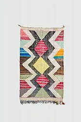 Alfombra Marroquí Bereber Boucherouite 135 x 230 cm