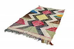 Alfombra Marroquí Bereber Boucherouite 135 x 230 cm