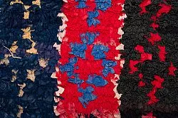 Alfombra Marroquí Bereber Boucherouite 135 x 205 cm