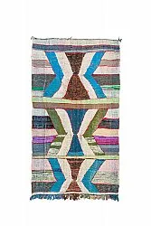 Alfombra Marroquí Bereber Boucherouite 140 x 250 cm