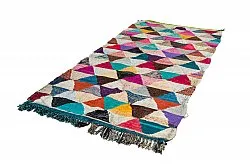 Alfombra Marroquí Bereber Boucherouite 130 x 280 cm