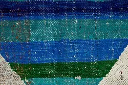 Alfombra Marroquí Bereber Boucherouite 135 x 235 cm