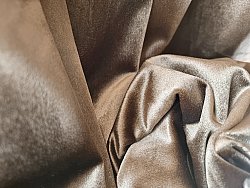 Cortinas - Cortinas de terciopelo Marlyn (marrón)