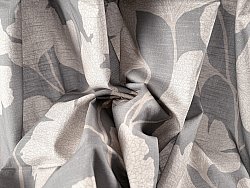Cortinas - Cortina de algodón Abril (gris/beige)