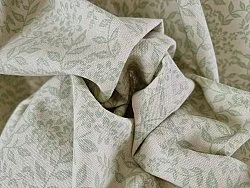 Cortinas - Cortina de algodón Lilja (verde)