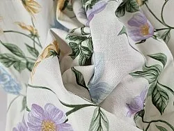 Cortinas - Cortina de algodón Dahlia (azul)