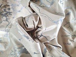 Cortinas - Cortinas de terciopelo Florina (gris claro)