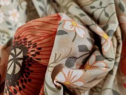 Cortina de algodón - Poppy (beige)