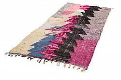 Alfombra Marroquí Bereber Boucherouite 125 x 290 cm