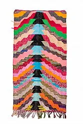 Alfombra Marroquí Bereber Boucherouite 125 x 250 cm