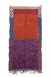 Alfombra Marroquí Bereber Boucherouite 240 x 130 cm
