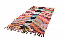 Alfombra Marroquí Bereber Boucherouite 125 x 250 cm